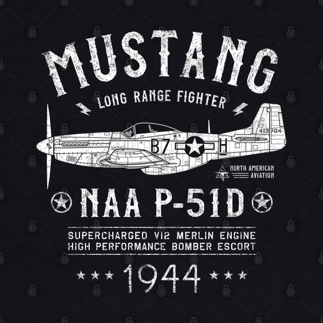 P-51 D Mustang by 909 Apparel